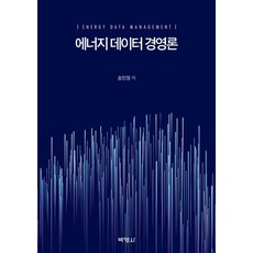 에너지 데이터 경영론, 박영사, 송민정