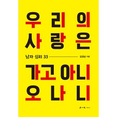 우리의 사랑은 가고 아니 오나니 : 남자 심리 33, 학이사, 김경남