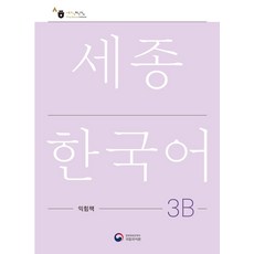 KongnPark 世宗韓國語 練習冊 ： Sejong Work Book (韓文版), 3B