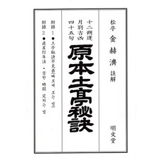 갑진년 원본 토정비결, 명문당