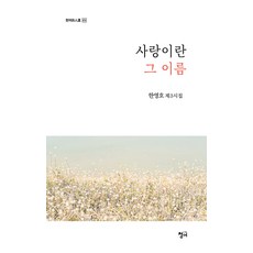 사랑이란 그 이름 - 청어시인선 414, 청어, 한영호