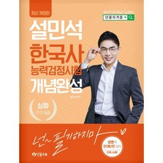 DanGum教育2024 Seol Min Seok韓國史能力檢定考試概念完熟 深入(1·2·3級), 甜夢教育