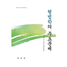 형법학의 주요문제 : 문채규 교수 정년기념논문집 (양장), 법문사, 문채규 교수 정년기념준비위원회