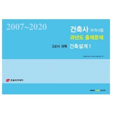 2021 건축사 자격시험 과년도 출제문제 2교시 건축설계 1, 한솔아카데미
