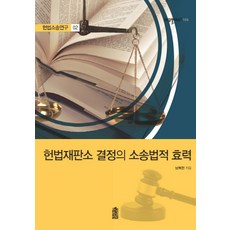 헌법재판소 결정의 소송법적 효력 : 헌법소송연구 02, 한국학술정보, 남복현 저