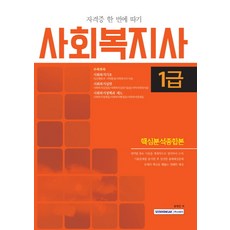 사회복지사 1급 핵심분석종합본, 서원각