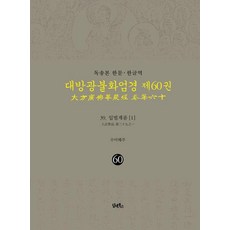 독송본 한문 한글역 대방광불화엄경 60 : 입법계품 1 양장, 담앤북스, 해주