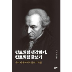 칸트처럼 생각하기 칸트처럼 글쓰기, 좋은땅, 김성한 좋은땅, 김성한