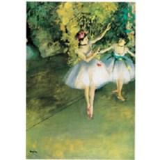 Jae Won Bromide 30:德加/舞台上的兩位舞者, 脫氣繪畫, 在元