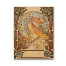 Jaewon Books 黃道十二宮： 名畫海報20, 阿爾馮斯·慕夏畫作