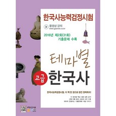 韓國史能力檢定試驗 主題別韓國史： 高級(2016)：收錄2016年第2回(第31回)歷屆試題, 韓國考試會