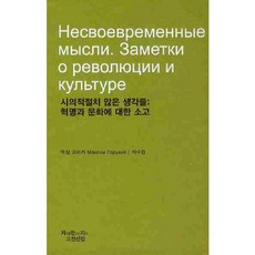 시의적절치 않은 생각들 : 혁명과 문화에 대한 소고, 지만지, 막심 고리키 저/이수경 역