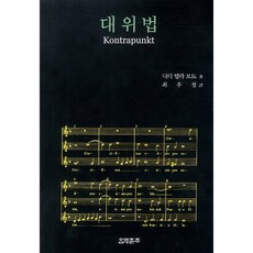 대위법, 음악춘추사, 디터 델라 모트 저/최우정 역