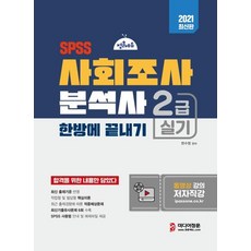 2021 사회조사분석사 2급 실기 한방에 끝내기 : 사회조사분석사 2급 실기시험 대비, 미디어정훈