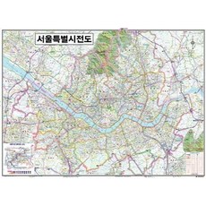 首爾特別市全圖(背面 3D立體型首都圈道路地圖 護貝)(109x78), 永進文化社編輯部, 永進文化社
