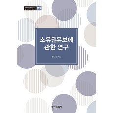 소유권 유보에 관한 연구 - 서울대학교 법학연구소 법학연구총서 93 (양장), 경인문화사, 김은아