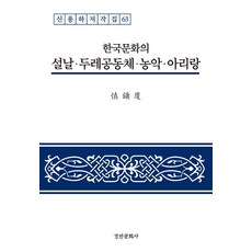 韓國文化的春節 互助社群 農樂 阿里郎, 申龍河, 景仁文化社