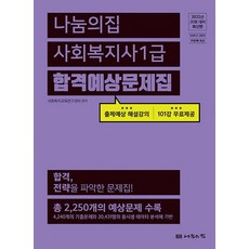 사회복지사1급 합격예상문제집, 나눔의집
