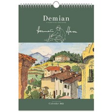 [북엔(BOOK&_)]2022년 헤르만 헤세의 나 자신에게 이르려고 걸었던 발자취들 벽걸이 달력 (대형 A2), 북엔(BOOK&_)