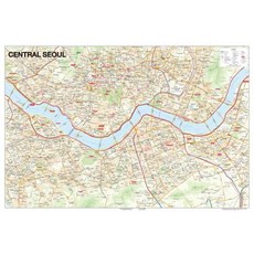 Map of Seoul-서울특별시 영문 (코팅 원지-부착용), 성지문화사, 성지문화사 편집부