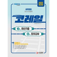 MIDIEOJUNGHUN 2022 Korail(韓國鐵道公社) 最新考古題 2回份 & 模擬考試 6回份：經營學核心理論 49題 最新考古題 2回份 考古題同類型模擬考試 6回份