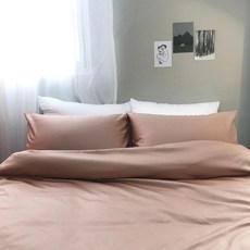 100支棉被套, 米色