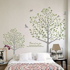 noadeco (圖形貼紙)信心希望愛_哥林多前書13章13節 壁貼, 灰色 + 淺橄欖色 + 橄欖色