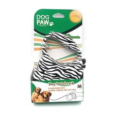 DP 투버튼 지브라 강아지 자동줄 M 5m, 혼합 색상