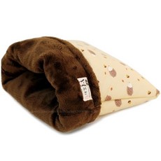 dochiqueen 純棉絨毛防寒袋, 1個, 深栗色