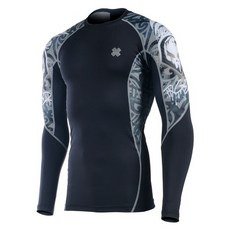 FIXGEAR 印花壓力運動長袖上衣