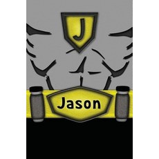 Jason: Personalized Batman Style Lined Journal Diary Notebook for Boys 150 Pages 6" X 9" (15.24 X 22.…, Createspace Independent Publishing Platform