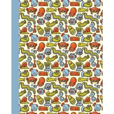 Sketch Journal: Sea Creatures (Blue) 8x10 - Pages Are Lightly Lined with Extra Wide Right Margins for …, Createspace Independent Publishing Platform