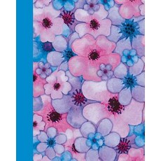 Journal: Watercolor Flower Petals (Blue) 8x10 - Graph Journal - Journal with Graph Paper Pages Square…, Createspace Independent Publishing Platform