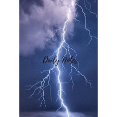 Daily Notes - Lightning Bolt: 6 X 9 Lined Journal for Writing Blank Book Durable Cover 150 Pages ..., Createspace Independent Publishing Platform