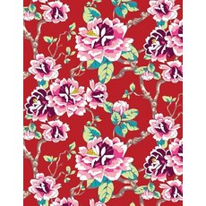 My Big Fat Bullet Journal Red Tokyo Rose Pattern on Red: Jumbo Sized Dot Style Bullet Journal Notebook..., Createspace Independent Publishing Platform