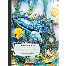 Sea Turtle and Dolphins Composition Notebook 4x4 Quad Rule Graph Paper: 100 Sheets / 200 Pages 9-3/4..., Createspace Independent Publishing Platform