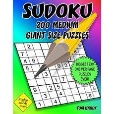 Sudoku 200 Medium Giant Size Puzzles: Biggest 9 X 9 One Per Page Puzzles Ever! a Mighty Handy Giant Se..., Createspace Independent Publishing Platform