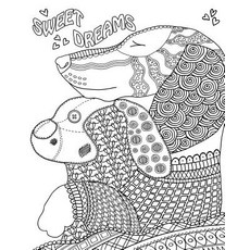 Journal Notebook Sweet Dreams Line Drawing Dachshund Sleeping with Toy 2: 172 Lined Numbered Pages wit..., Createspace Independent Publishing Platform