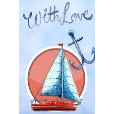 With Love Journal: 110 Page 6x9 Watercolor Lined Journal for Your Thoughts Ideas and Inspiration Pa..., Createspace Independent Publishing Platform