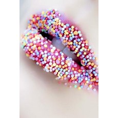 Sweet Colorful Candy Sprinkles on a Woman's Lips--Kiss Me Journal: 150 Page Lined Notebook/Diary Pape..., Createspace Independent Publishing Platform