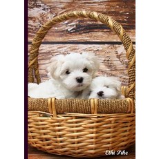 Pups in a Basket - Notebook / Extended Lines / Soft Matte Cover: An Ethi Pike Collectible Journal: Dog..., Createspace Independent Publishing Platform