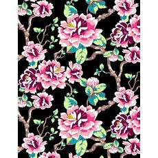 My Big Fat Bullet Journal Red Tokyo Rose Pattern on Black: Jumbo Sized Graph Design Bullet Notebook Jo..., Createspace Independent Publishing Platform