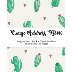 Large Address Book: Jumbo Size for Seniors: Big & Easy to Write - Phone Numbers & Email & Contacts for..., Createspace Independent Publishing Platform