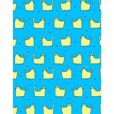 My Big Fat Bullet Journal for Cat Lovers Funny Cat Pattern in Blue: Jumbo Sized Graph Design Bullet No..., Createspace Independent Publishing Platform
