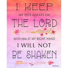 Journal Notebook Psalm 16: 8: 172 Page Blank Journal 8 X 10 Size Unlined for Journaling Writing Pla..., Createspace Independent Publishing Platform