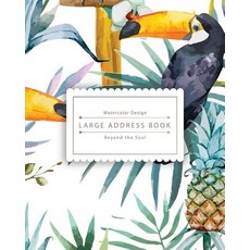 Large Address Book: Tropical Bird: Address Book Large Size Especially for Seniors - Name Address Mob..., Createspace Independent Publishing Platform
