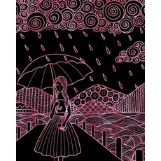 Bullet Journal Notebook Watercolor Girl in the Rain 9: 172 Numbered Pages with 160 Graph Style Grid Pa..., Createspace Independent Publishing Platform