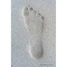Footprints in the Sand: 6"x 9"dot Grid Journal Work Book Planner Dotted Notebook Bullet Grid Journ..., Createspace Independent Publishing Platform