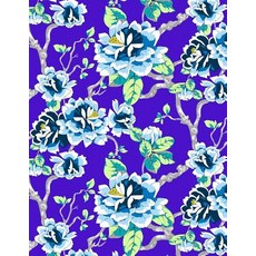 My Big Fat Bullet Journal Blue Tokyo Rose Pattern on Purple: Jumbo Sized Graph Design Bullet Notebook ..., Createspace Independent Publishing Platform