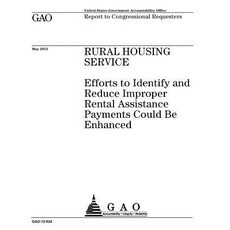 Rural Housing Service: Efforts to Identify and Reduce Improper Rental Assistance Payments Could Be Enh..., Createspace Independent Publishing Platform